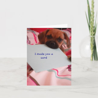 Miss you Note Card Kort