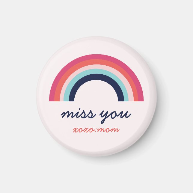 Miss You Rainbow i Rosa och Blue Magnet (Framsidan)