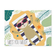 Miss You Sloth Vacation Beach Bassäng