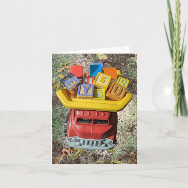 Miss You Truckloads Kort (Framsida)