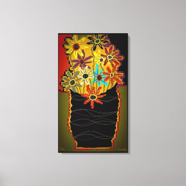 Miss Zora 19x32 Wrapped Canvas Skriv ut (Framsida)