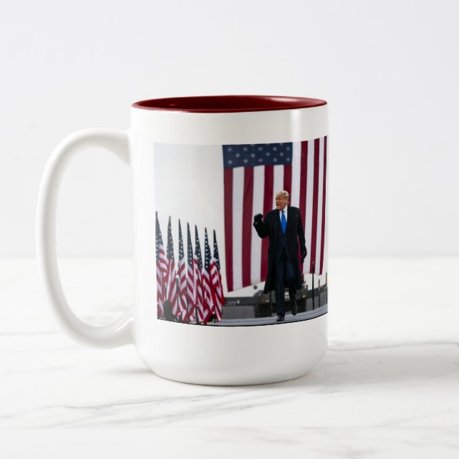 Missa du mig än - Trump Två-Tonad Mugg (Vänster)