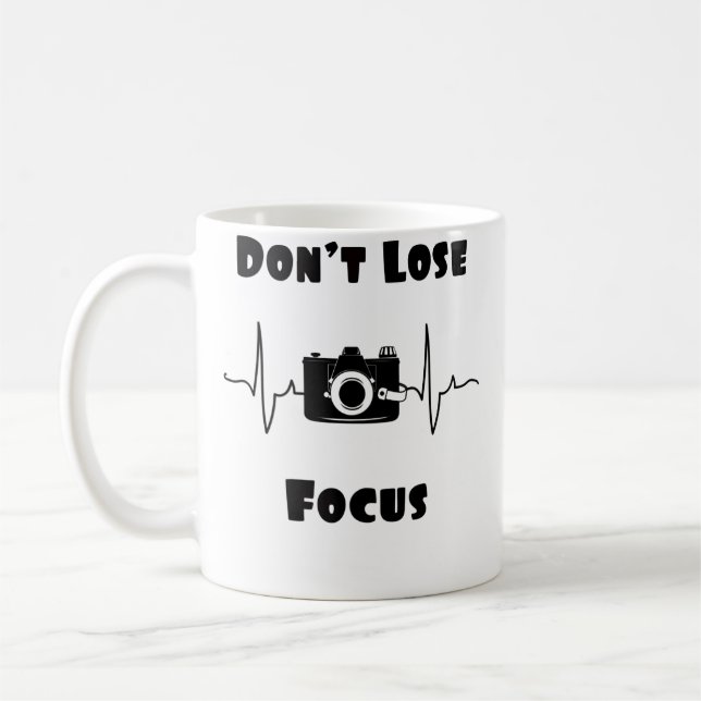 Missa Inte Fokus Fotografi Kaffemugg (Vänster)
