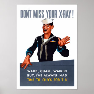 Missa inte röntgen - WW2 Poster