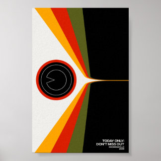 Missa inte ut Vintagen Parody Groovy Retro Poster