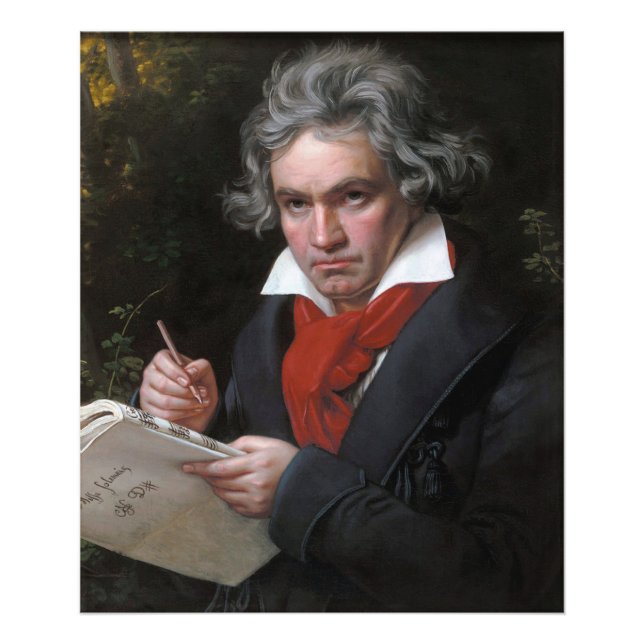 Missa Solemnis: Ludwig Beethoven Classical Music Fototryck (Framsidan)