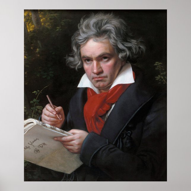 Missa Solemnis: Ludwig Beethoven Classical Music Poster (Framsidan)