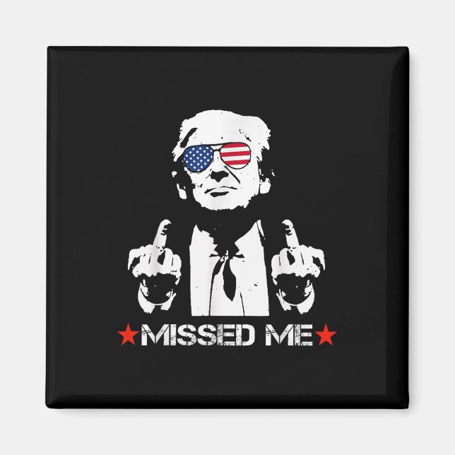 Missad mig Trump 2024 Magnet (Framsidan)