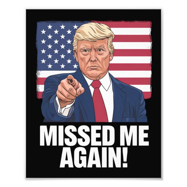 Missade mig igen när du missade trumman 2024 fototryck (Framsidan)