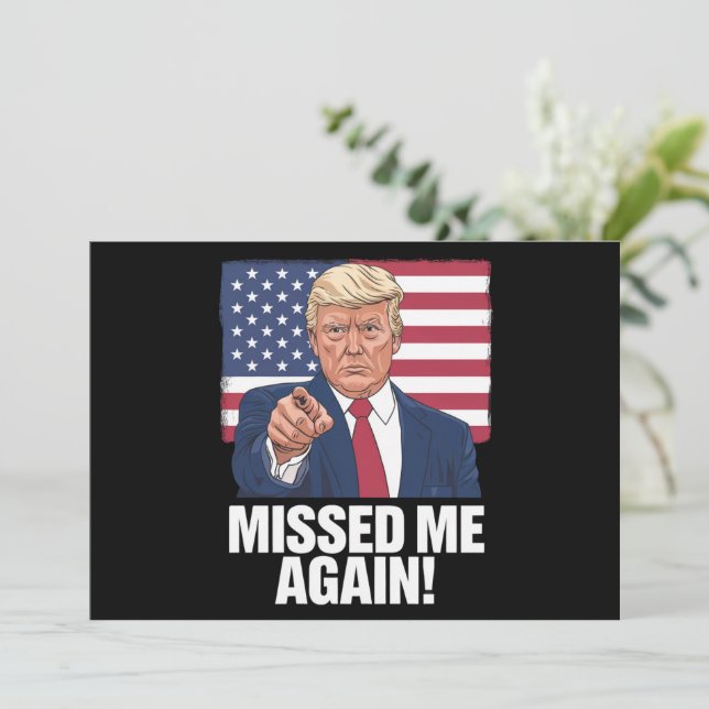 Missade mig igen när du missade trumman 2024 inbjudningar (Stående Fram)