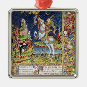 Missal av St George av Topusko Julgransprydnad Metall