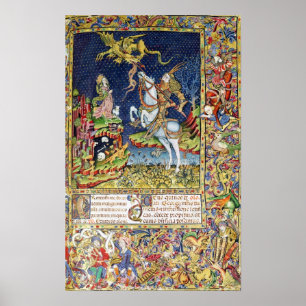 Missal av St George av Topusko Poster
