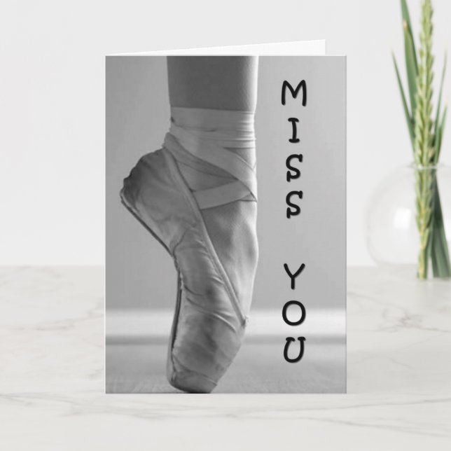 MISSAR DIG - BALLET STIL KORT (Framsida)
