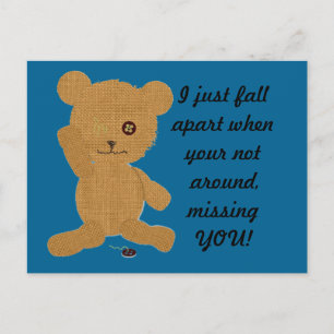 Missar Teddy Vykort