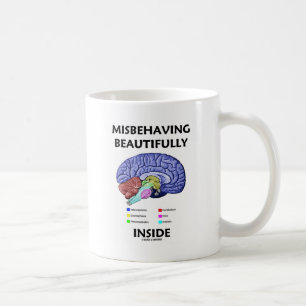 Missbeteende med försiktighet inuti (Anatomiskt hj Kaffemugg