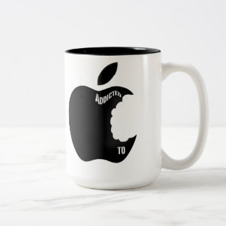 Missbrukat till Apple Två-Tonad Mugg