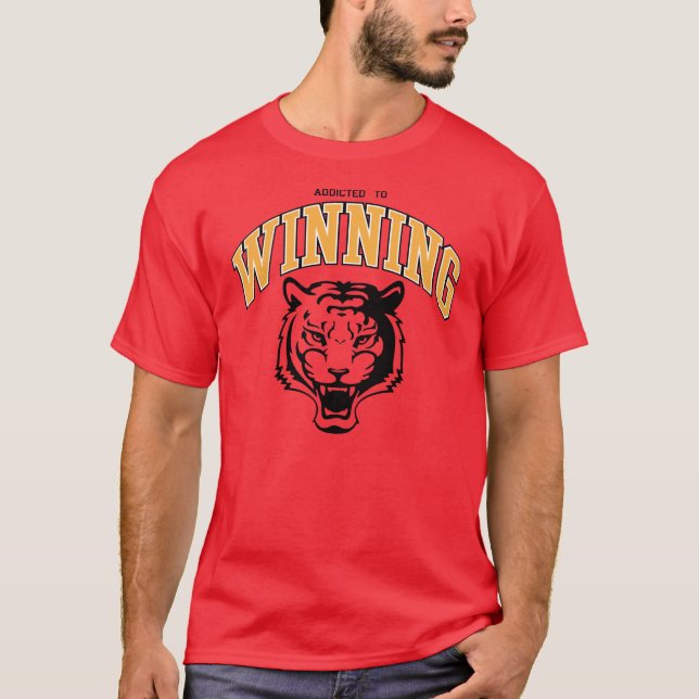 Missbrukat till att segra tee shirt (Framsida)