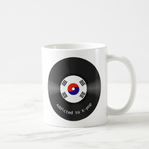 Missbrukat till den Kpop muggen Kaffemugg