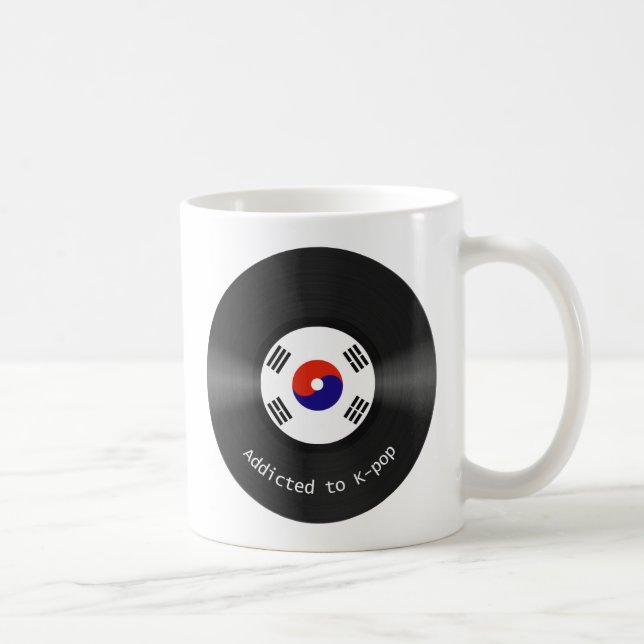 Missbrukat till den Kpop muggen Kaffemugg (Höger)