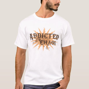 Missbrukat till kaos tee shirt
