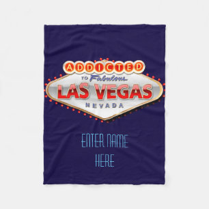 Missbrukat till Las Vegas, undertecknar roliga Fleecefilt
