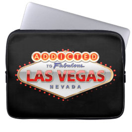 Missbrukat till Las Vegas, undertecknar roliga Laptop Fodral
