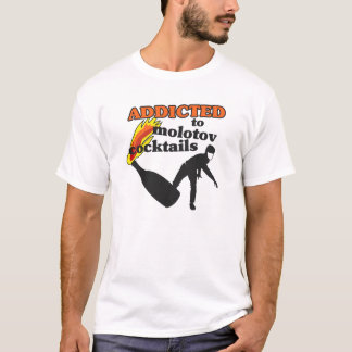 Missbrukat till molotovcocktailar tee shirt