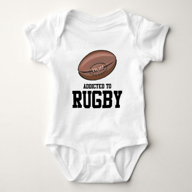 Missbrukat till Rugby Tröja (Framsida)