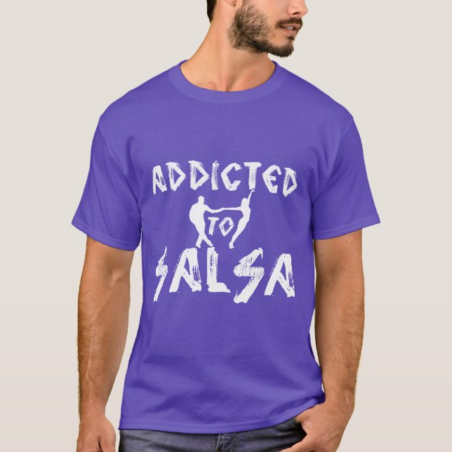 MISSBRUKAT till SALSAtshirten med dans koppla ihop Tee (Framsida)