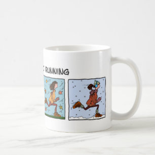 missbrukat till spring (kvinnan) kaffemugg