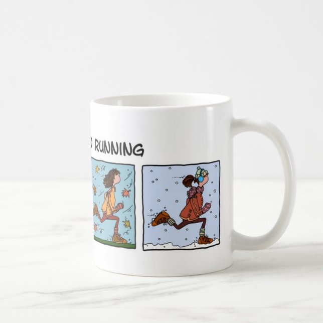 missbrukat till spring (kvinnan) kaffemugg (Höger)