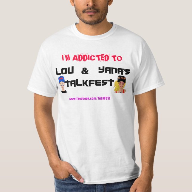 MISSBRUKAT TILL TALKFESTSKJORTAN TEE SHIRT (Framsida)