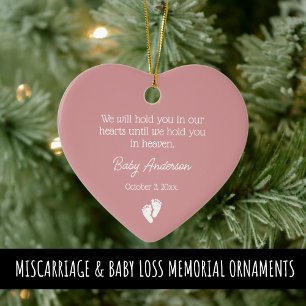 Missfall/Baby förlorad jultomte Julgransprydnad Keramik