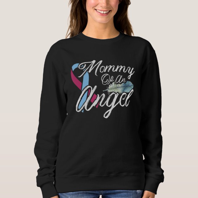Missfall Mamma Mor Graviditetsförlust Bebis Spädba T Shirt (Framsida)