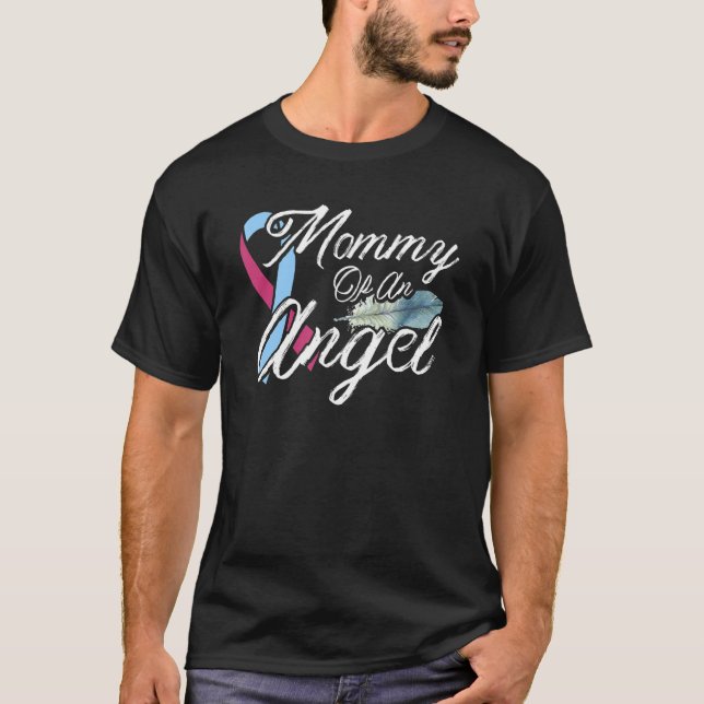 Missfall Mamma Mor Graviditetsförlust Bebis Spädba T Shirt (Framsida)
