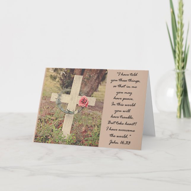 Missfall Sympati Card Kort (Framsida)