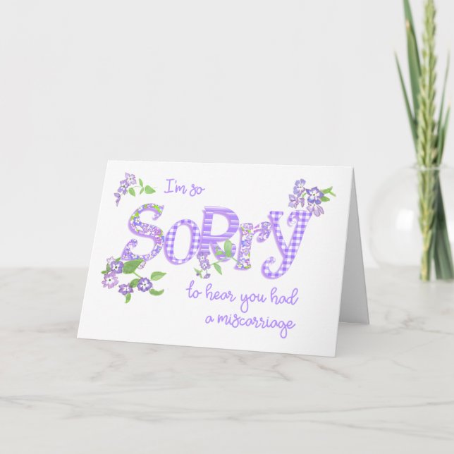 Missfall Sympati Phlox Flowers Ord Art Card Helgkort (Framsida)