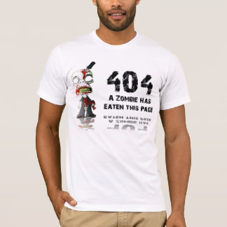 Missförstå 404, sida finnas inte t shirt