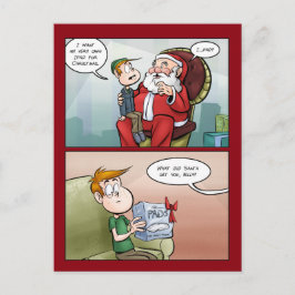 Missförstå julkort helg vykort