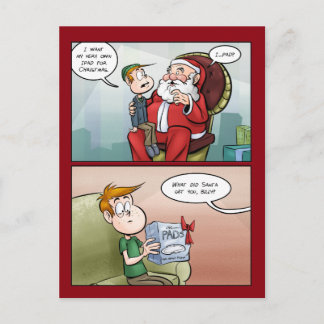 Missförstå julkort helg vykort