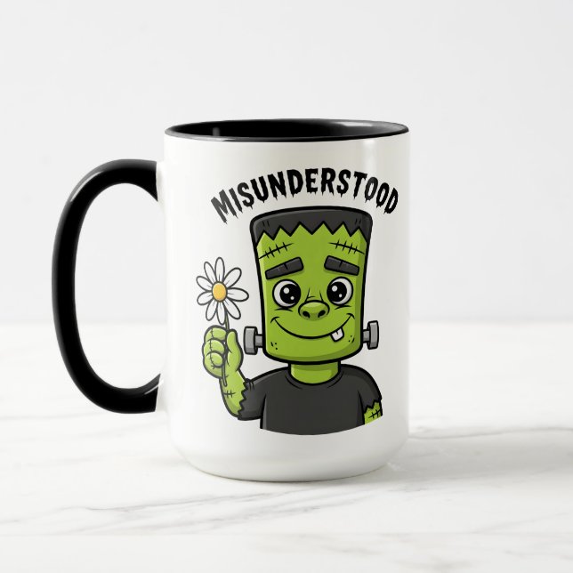  "Missförstått" Frankensteins monster Mugg (Vänster)
