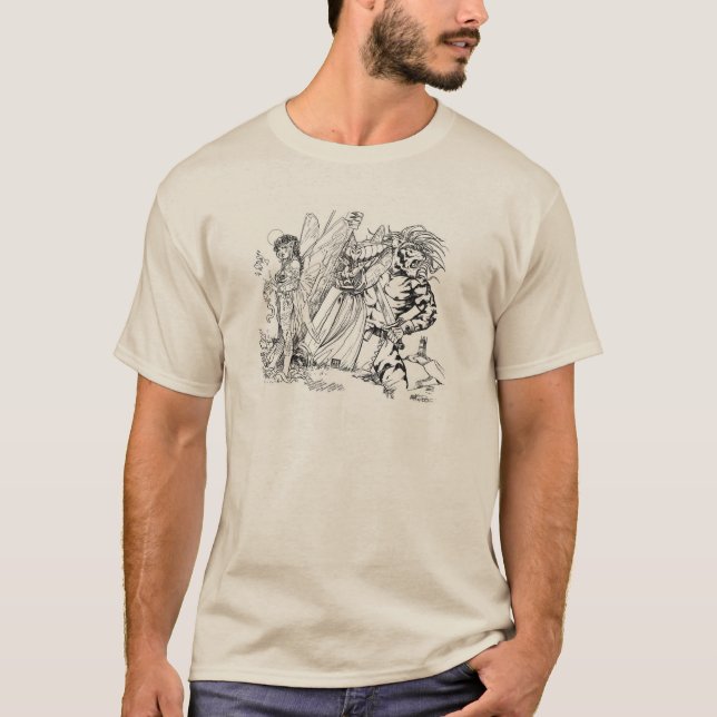 Misshuvud i bergen t-shirt (Framsida)