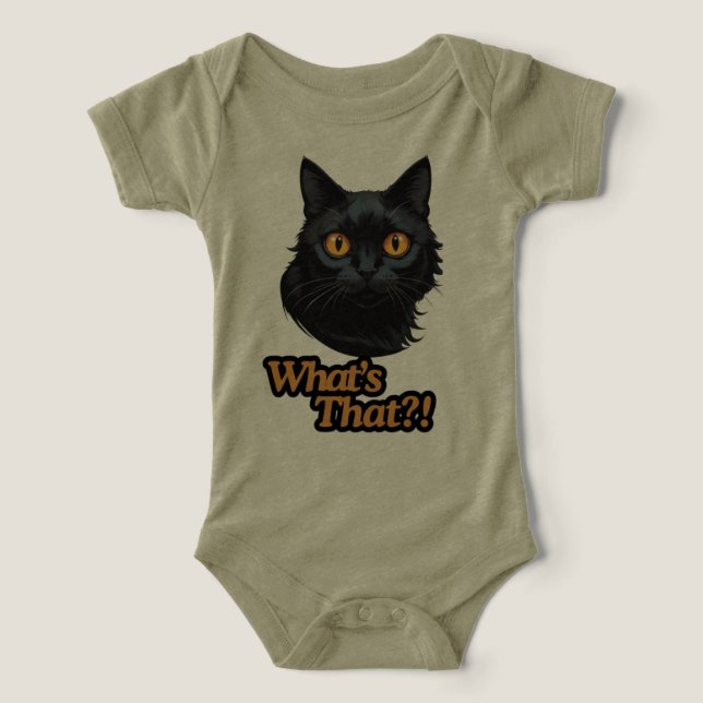 Misshuvud i Rörelse: Black Cats överraskade utseen T Shirt (Design Framsida)
