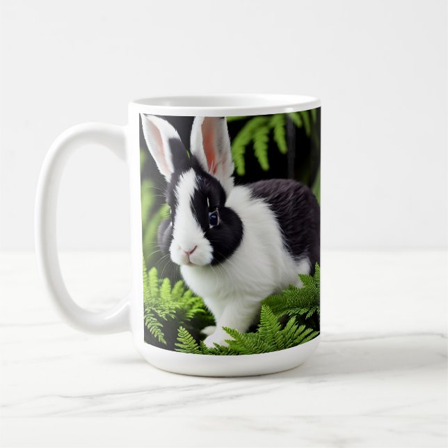 Misshuvud, Svarta och vita bunten, Mugg (Vänster)