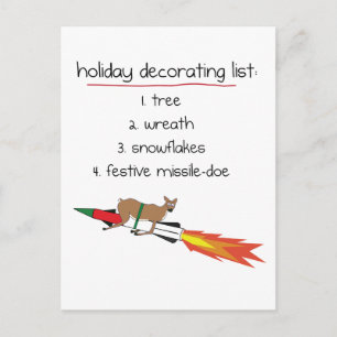Missile-Doe - Finny Helgdag Postcards Helg Vykort