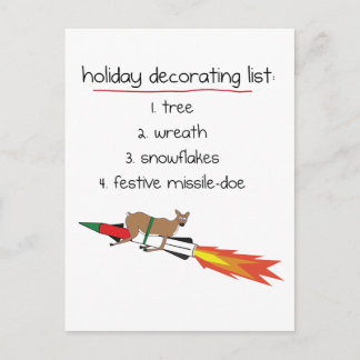 Missile-Doe - Finny Helgdag Postcards Helg Vykort