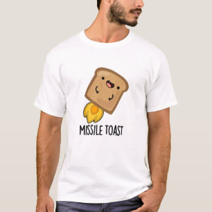 Missile Toast Funny Mistletoe Puns T Shirt