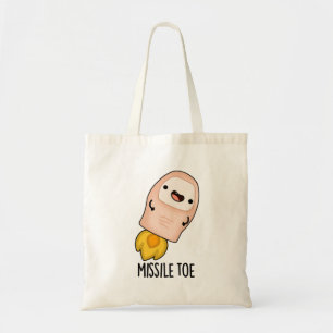 Missile Toe Cute Mistletoe Pun Tygkasse