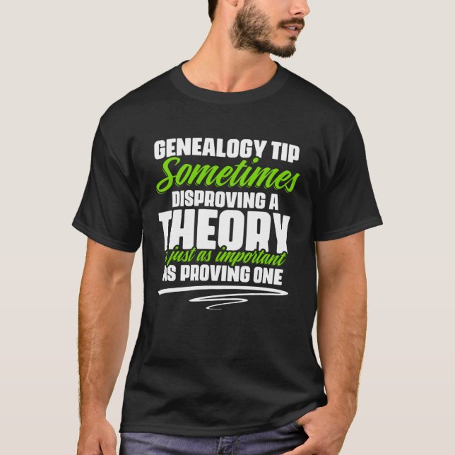 Missing Ancestor Ancestry Historian Genealogy Gene T Shirt (Framsida)