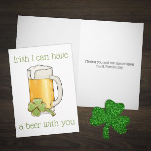 Missing you this St. Patrick's Day Kort